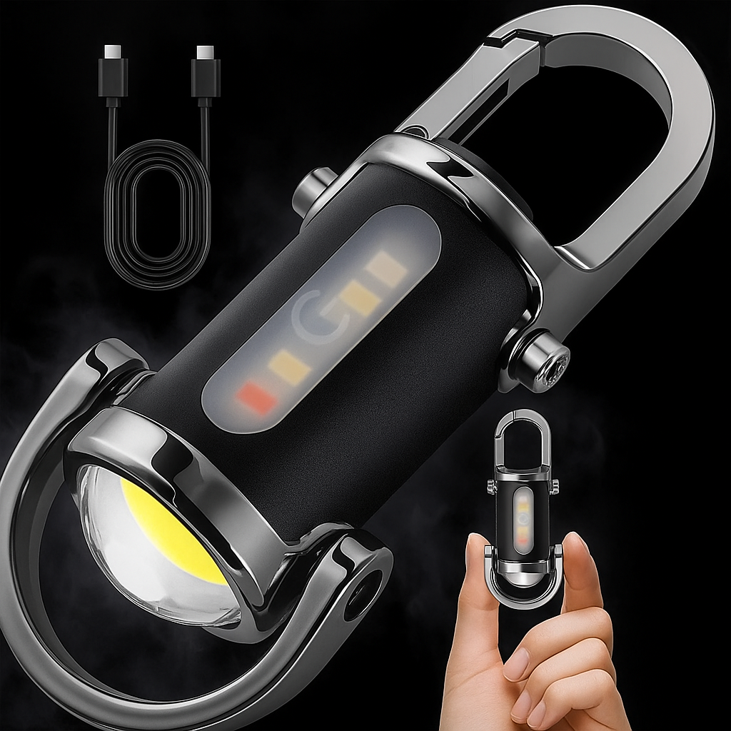 Rechargeable Keychain Flashlights, Lumens EDC Mini Flashlights