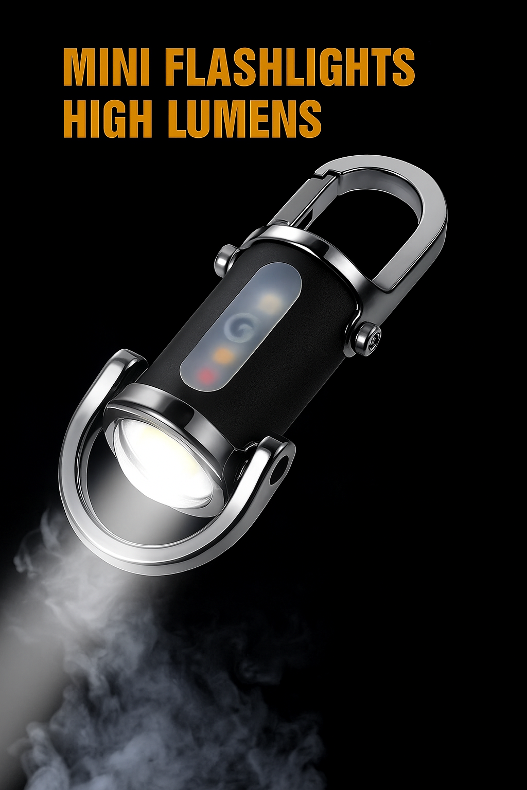 Rechargeable Keychain Flashlights, Lumens EDC Mini Flashlights