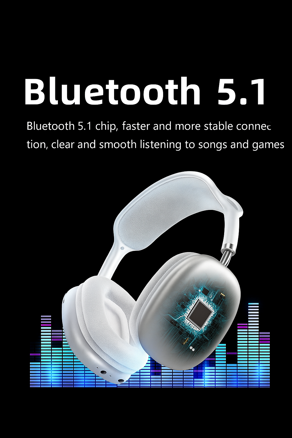 Ear Headphones, Wireless Bluetooth